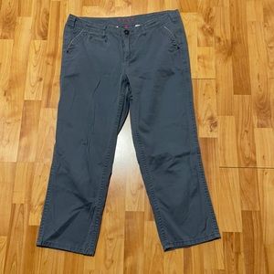 ELLE dark grey Khaki capris - size 12